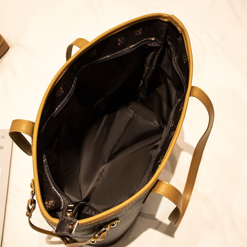 Famous Brand Luxhttps://swnnebrand.myshopify.com/admin/customersury Women Shoulder Bag Large Capacity Totes Shopping Handbag Casual Purse Print Skull