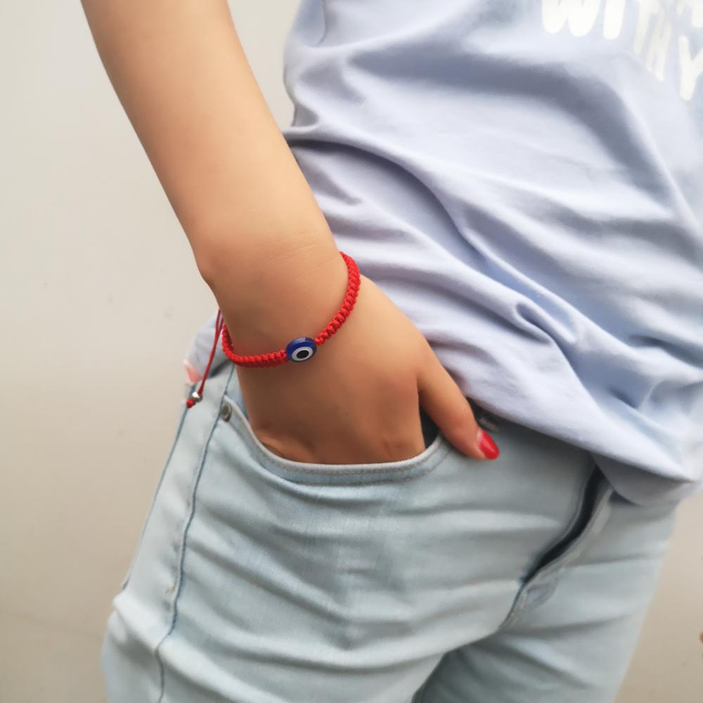 Evil Eye Handmade Braided Red Rope Bracelet For Women Men Friendship Jewelry Charm Lucky Thread String Adjustable Gifts