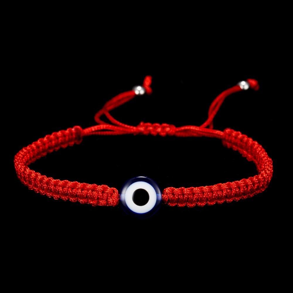 Evil Eye Handmade Braided Red Rope Bracelet For Women Men Friendship Jewelry Charm Lucky Thread String Adjustable Gifts